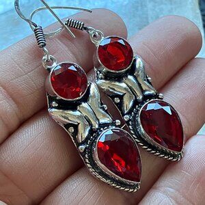 Butterfly Earrings Crystal Stone Jewelry